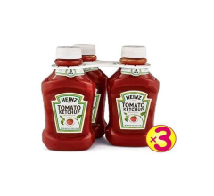 Heinz Tomato Ketchup - 1.25kg (3 Bottles)